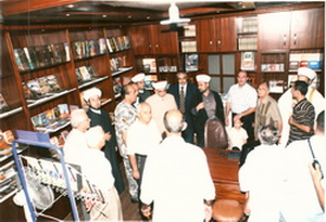 إفتتاح المكتبة