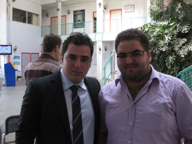 صورة حمزة محمود حمية دكتوراً في الاتصالات