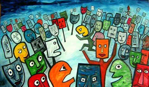 صورة أنا ديمقراطي إذاً أنا موجود !