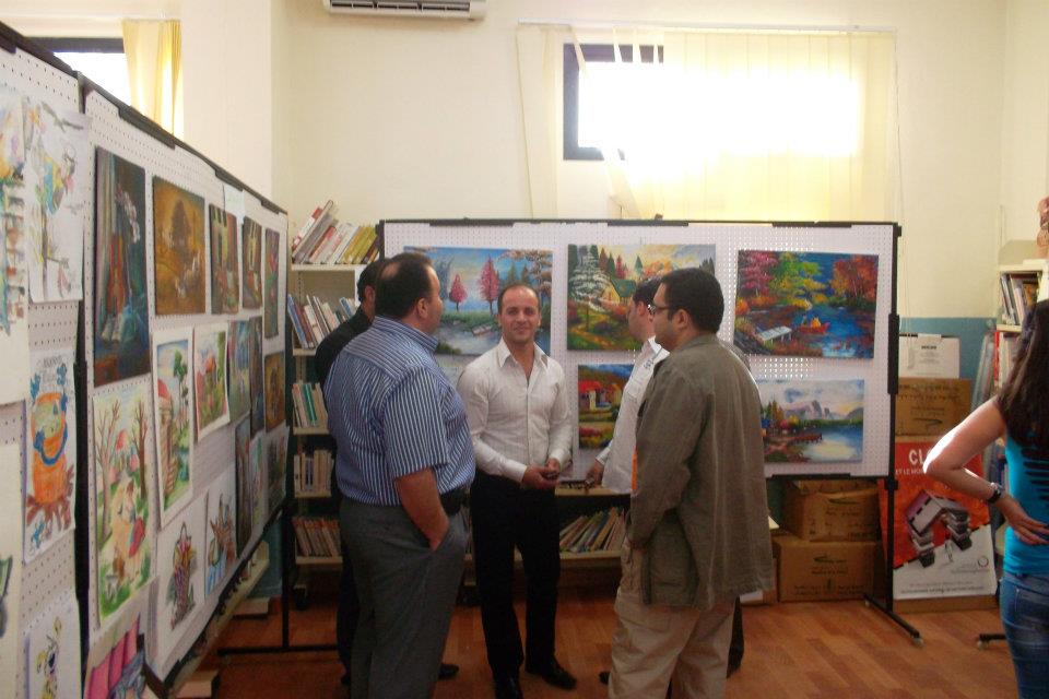 صورة علاء حمية … تشكيلي فنان