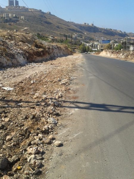 صورة طريق الجية – برجا إلى التوسيع