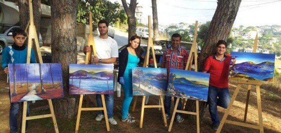 الفنان سعد والفنانة رانيا وفراس الغوش وخضر سرور