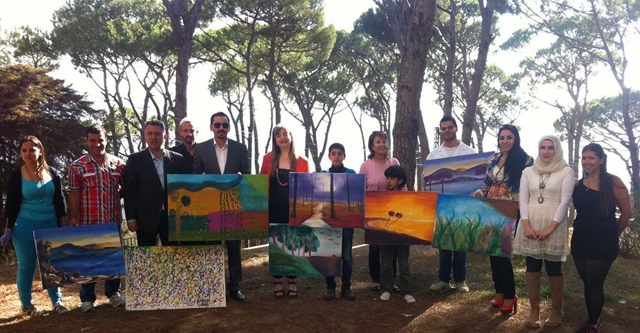 صورة محترف نبيل سعد يشارك في سمبوزيوم رأس المتن الدولي