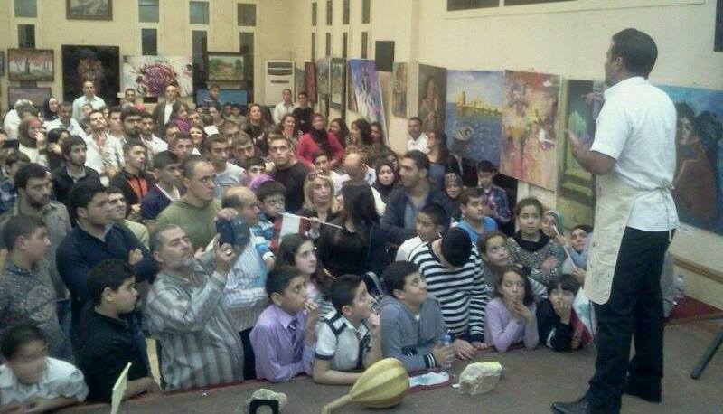 صورة يوم الإستقلال في برجا … لوحات وألوان