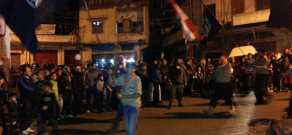 صورة برجا الشوف تشتعل فرحاً بليلة المولد النبويّ الشرّيف