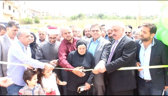 صورة بلدية برجا تفتتح حديقة سمير الزعرت