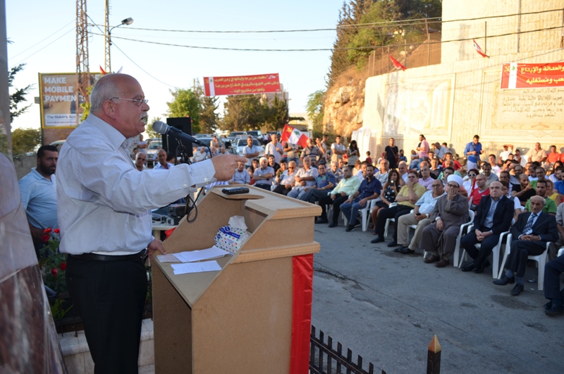 صورة الشيوعي في برجا: لا نتحالف مع الاشتراكي ولا المستقبل