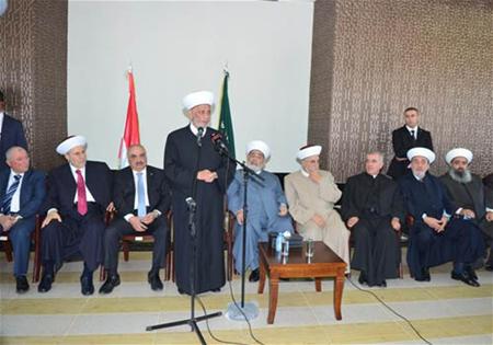 صورة مفتي الجمهورية زار دار إفتاء جبل لبنان وجال في قرى الإقليم