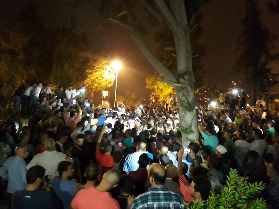 صورة بالغضب والحزن برجا تُشيّع المغدوريْن حامد وإبراهيم الجوزو