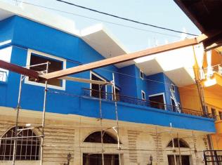 صورة مدينة تاريخية تنتقل من الإهمال إلى الرقي : مشروع لتجميل وطلاء «برجا» اللبنانية