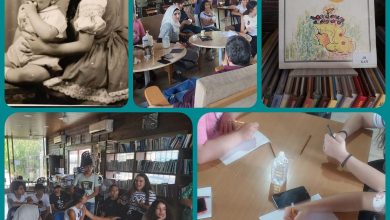 صورة المكتبة العامة في برجا تتذكر غسان كنفاني